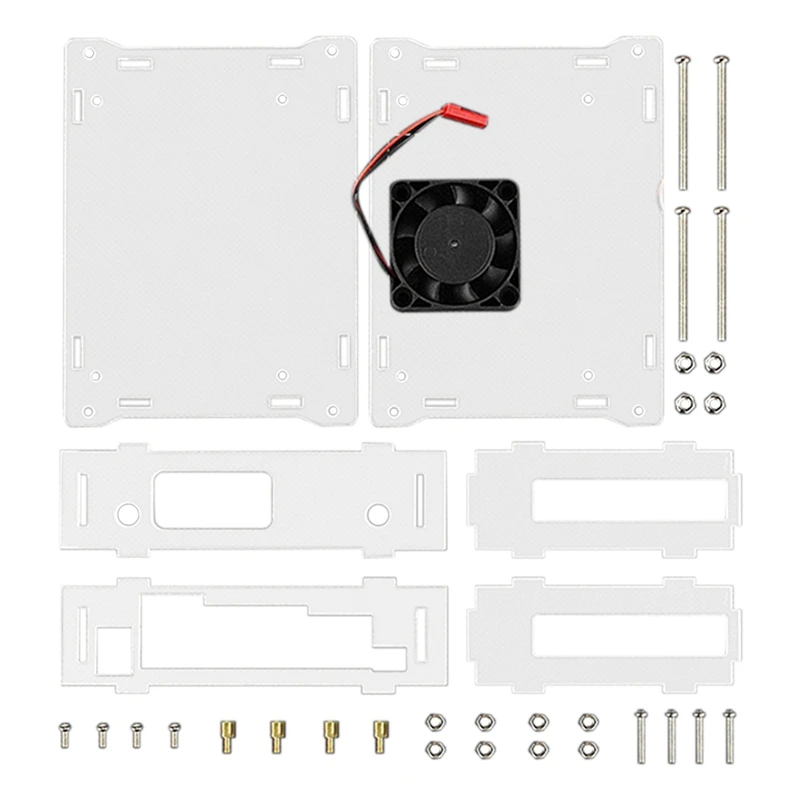 For Jetson Nano B01 A02 2GB Acrylic Case Development Board Universal Protective Shell With Cooling Fan
For Jetson Nano B01 A02 2GB Acrylic Case Development Board Universal Protective Shell With Cooling Fan