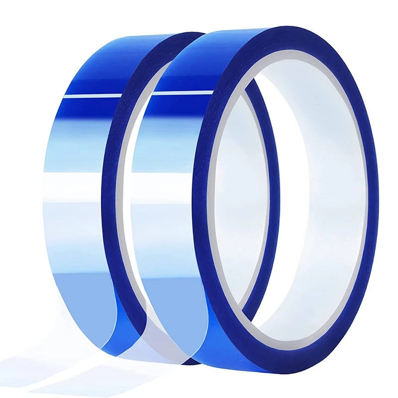 2 Rolls 20Mmx33m(108Ft) Blue Heat Tape High Temperature Heat Resistant Tape Heat Transfer Tape For Vinyl
2 Rolls 20Mmx33m(108Ft) Blue Heat Tape High Temperature Heat Resistant Tape Heat Transfer Tape For Vinyl