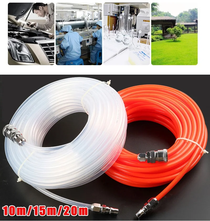 10M/15M/20M Pneumatic Pipe Air Tube Compressor Hose 5*8mm With Connector Straight Tube High Pressure Flexible PE Pipe Air Gun
10M/15M/20M Pneumatic Pipe Air Tube Compressor Hose 5*8mm With Connector Straight Tube High Pressure Flexible PE Pipe Air Gun