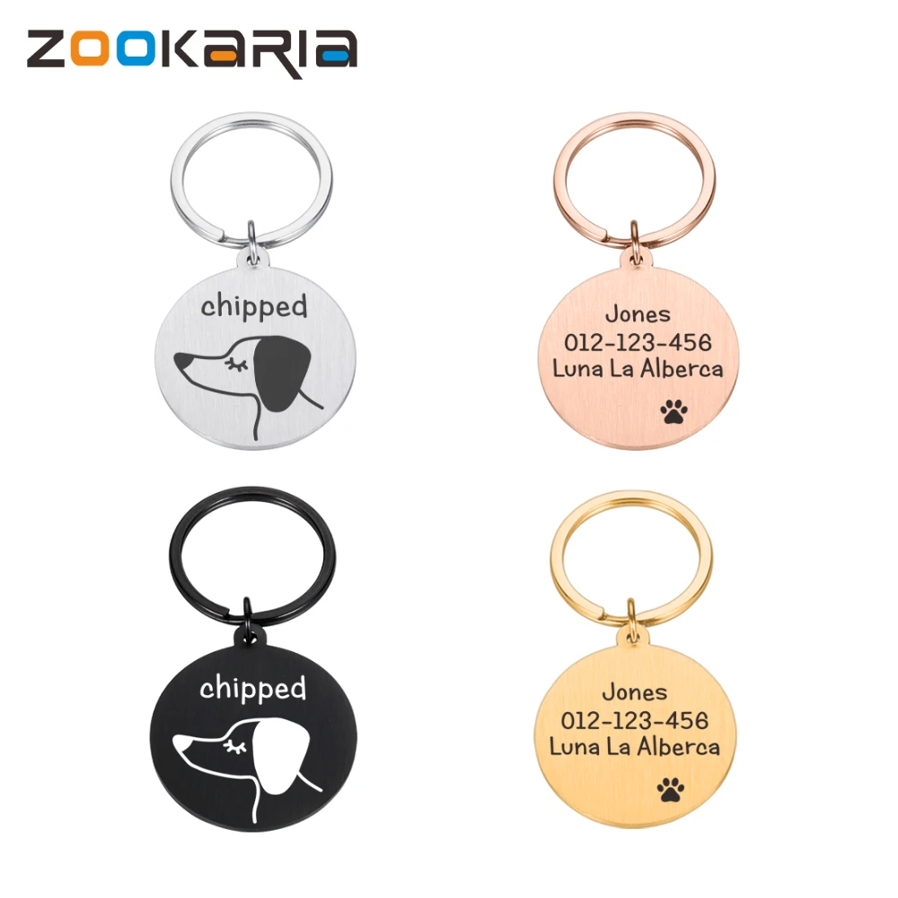 Personalized Engraving Pet Dog Name Tags Donut Customized Puppy ID Tag Collar For Dogs Nameplate Anti-lost Keyring Accessories
Personalized Engraving Pet Dog Name Tags Donut Customized Puppy ID Tag Collar For Dogs Nameplate Anti-lost Keyring Accessories