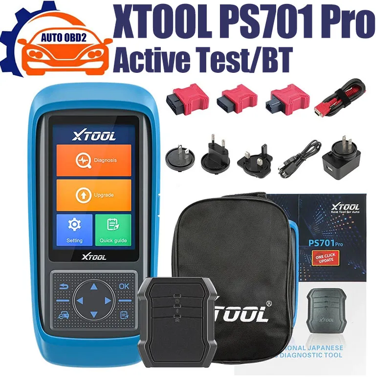 Профессиональный диагностический инструмент XTOOL PS701 Pro для японского автомобиля с активным тестированием для Toyota для Kia/для Isuzu Fee онлайн обновление
Профессиональный диагностический инструмент XTOOL PS701 Pro для японского автомобиля с активным тестированием для Toyota для Kia/для Isuzu Fee онлайн обновление