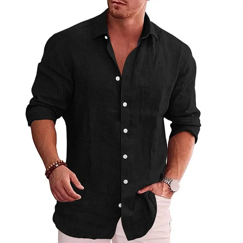 Men Shirt Tops Lapel Long Sleeve Single Breasted Patch Pocket Casual Shirt Loose Fit Work Shirt Streetwear
Men Shirt Tops Lapel Long Sleeve Single Breasted Patch Pocket Casual Shirt Loose Fit Work Shirt Streetwear