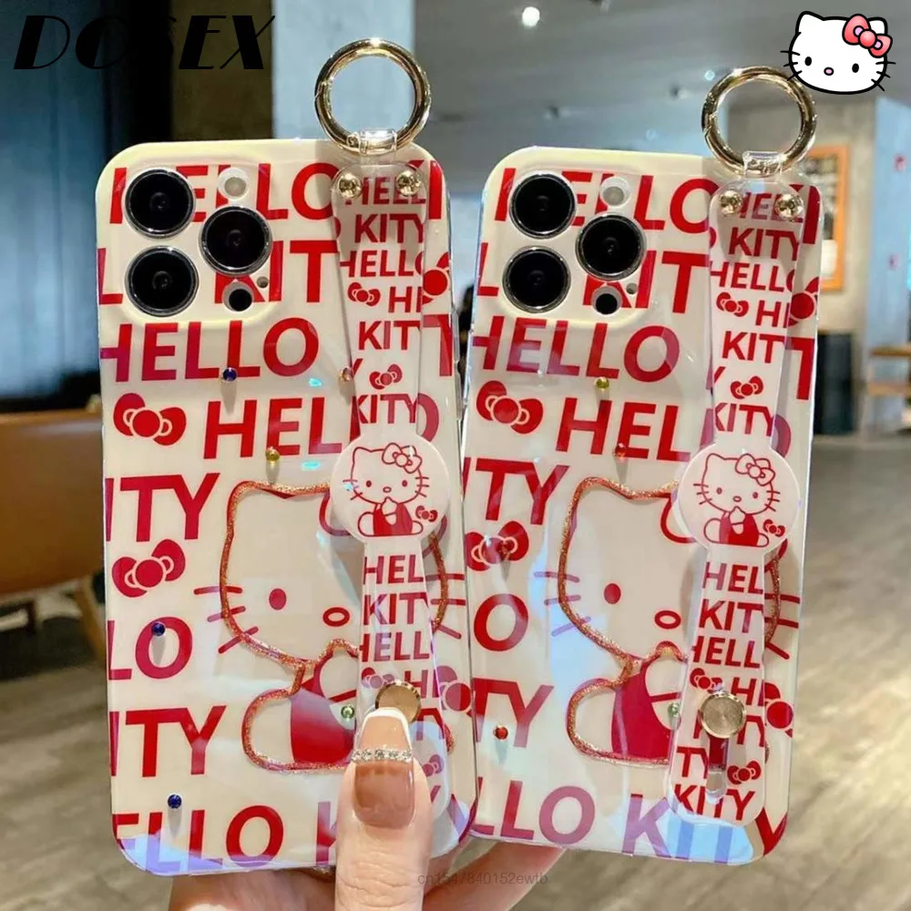 Sanrio Hello Kitty Phone Case For Iphone 13 12 Pro Max Case Xs 11 Xr X 8 7 Plus For Women Luxury Girls Y2k With Holder Wristband
Sanrio Hello Kitty Phone Case For Iphone 13 12 Pro Max Case Xs 11 Xr X 8 7 Plus For Women Luxury Girls Y2k With Holder Wristband