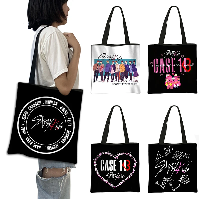 Maxident Stray Детская сумка для покупок Kpop manac Tote Bags Changbin Hyunjin Han Felix сыньнмин сумка Хип-хоп сумки на плечо
Maxident Stray Детская сумка для покупок Kpop manac Tote Bags Changbin Hyunjin Han Felix сыньнмин сумка Хип-хоп сумки на плечо