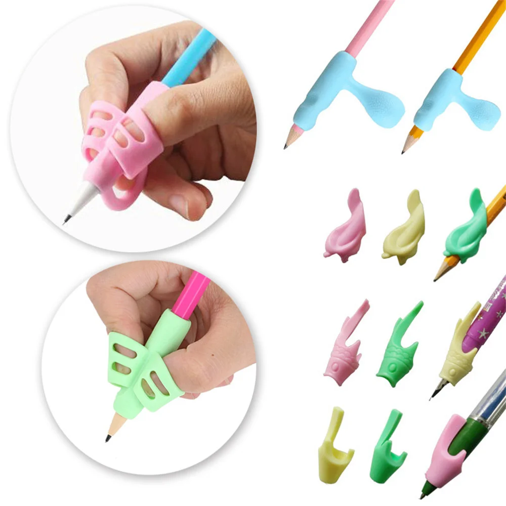 13pcs/set Silicone Children Writing Pencil Pan Holder Kids Learning Practise Pen Aid Grip Posture Correction Device for Students
13pcs/set Silicone Children Writing Pencil Pan Holder Kids Learning Practise Pen Aid Grip Posture Correction Device for Students
