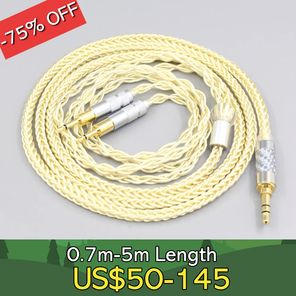 8 Core Gold Plated + Palladium Silver OCC Alloy Cable For Sennheiser HD700 Headphone Earphone 6.5mm XLR 4.4mm LN007619
8 Core Gold Plated + Palladium Silver OCC Alloy Cable For Sennheiser HD700 Headphone Earphone 6.5mm XLR 4.4mm LN007619