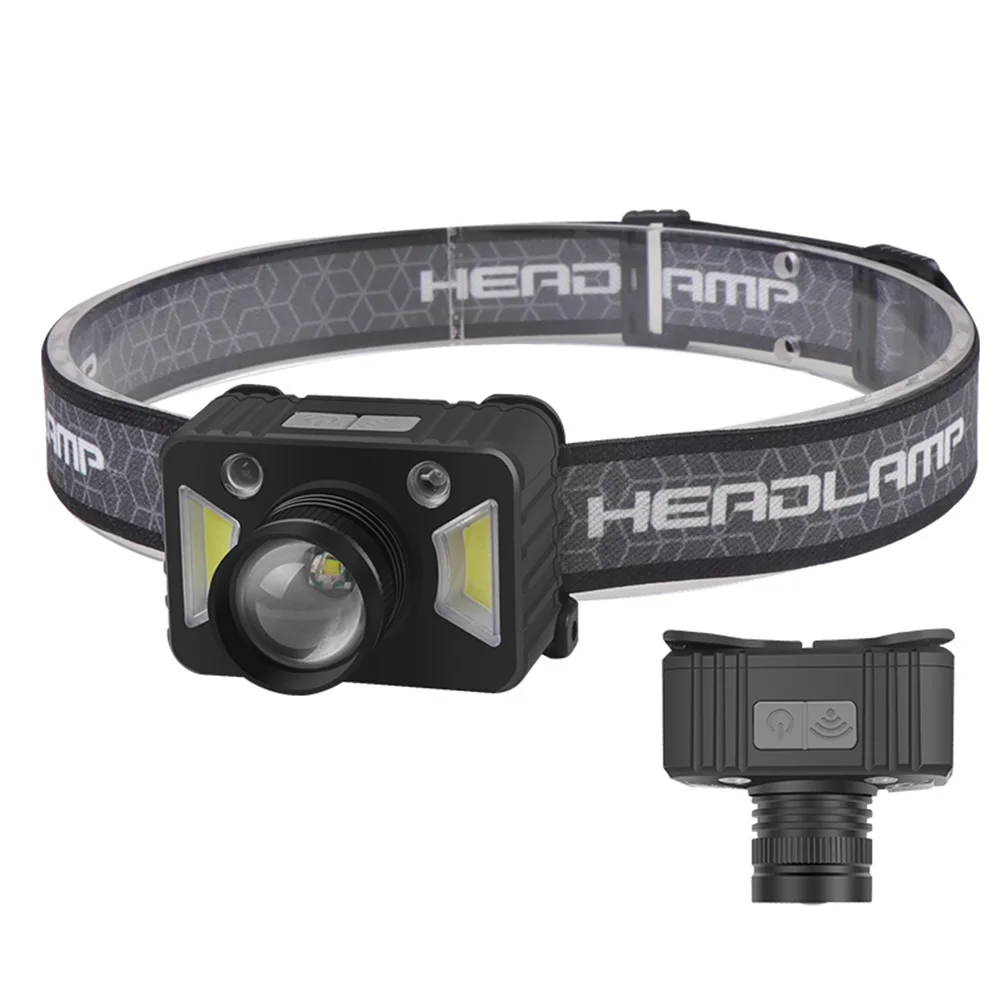 XPE+COB Induction Headlamp 300-400 Lumens Waterproof LampHead Outdoor Fishing Headlight 5 Grades Main Light Camping Lights
XPE+COB Induction Headlamp 300-400 Lumens Waterproof LampHead Outdoor Fishing Headlight 5 Grades Main Light Camping Lights