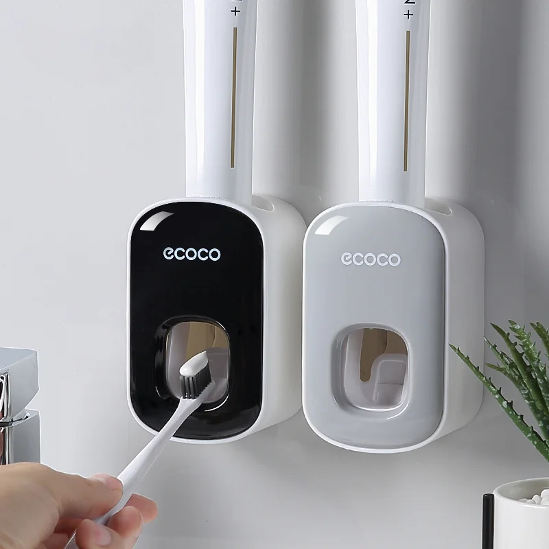 Automatic Toothpaste Dispenser Wall Mount Dust-proof Waterproof Toothpaste Squeezer Toothbrush Holder Bathroom Accessories
Automatic Toothpaste Dispenser Wall Mount Dust-proof Waterproof Toothpaste Squeezer Toothbrush Holder Bathroom Accessories