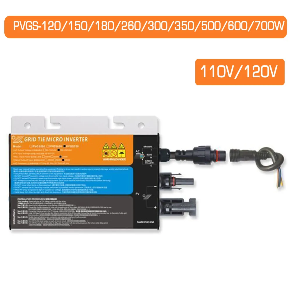 120-700W Solar Grid Tie Inverter DC10.8-60V-AC220V MPPT Pure Sine Wave Inverter For Solar Energy Powering Appliances
120-700W Solar Grid Tie Inverter DC10.8-60V-AC220V MPPT Pure Sine Wave Inverter For Solar Energy Powering Appliances