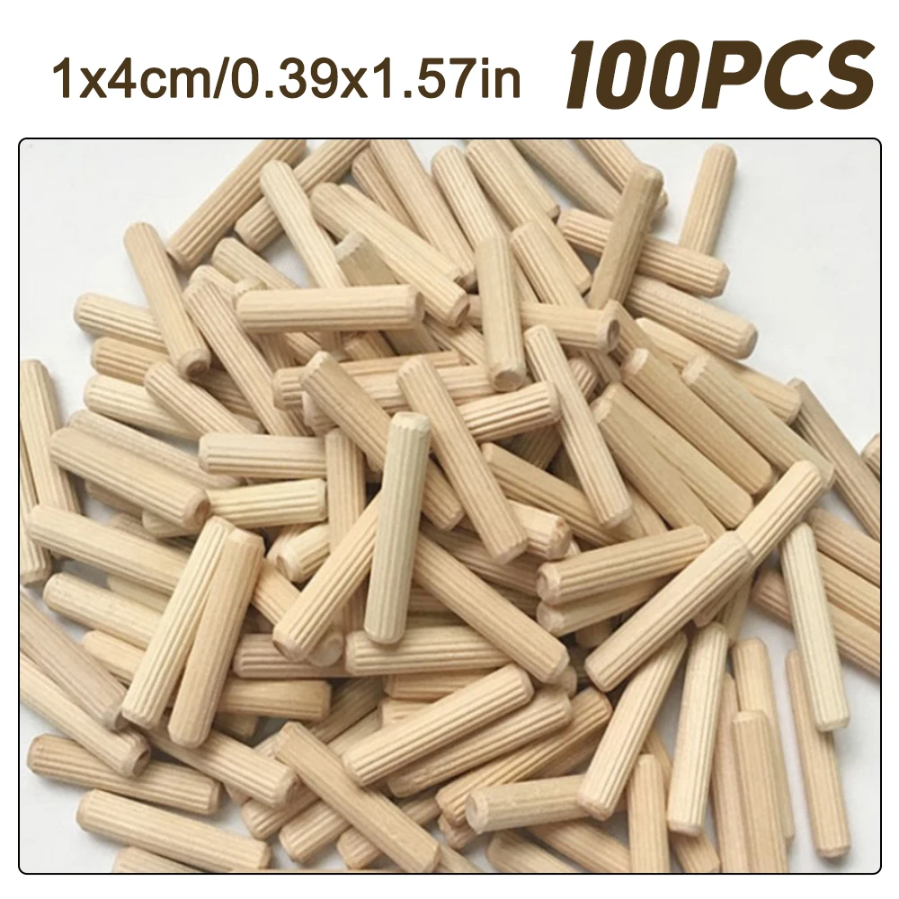 100pcs Woodworking Doweling Jig Kit Round Grooved Fluted Wooden Plug Wood Dowel Pins Rod Drilling Guide Locator Tool
100pcs Woodworking Doweling Jig Kit Round Grooved Fluted Wooden Plug Wood Dowel Pins Rod Drilling Guide Locator Tool