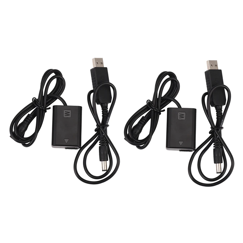 2X Np-Fw50 Dummy Battery With Dc Power Bank (5V 2A) USB Adapter For Sony A7R, A7, A7S, A7S Ii, A5000, A5100, A6000
2X Np-Fw50 Dummy Battery With Dc Power Bank (5V 2A) USB Adapter For Sony A7R, A7, A7S, A7S Ii, A5000, A5100, A6000