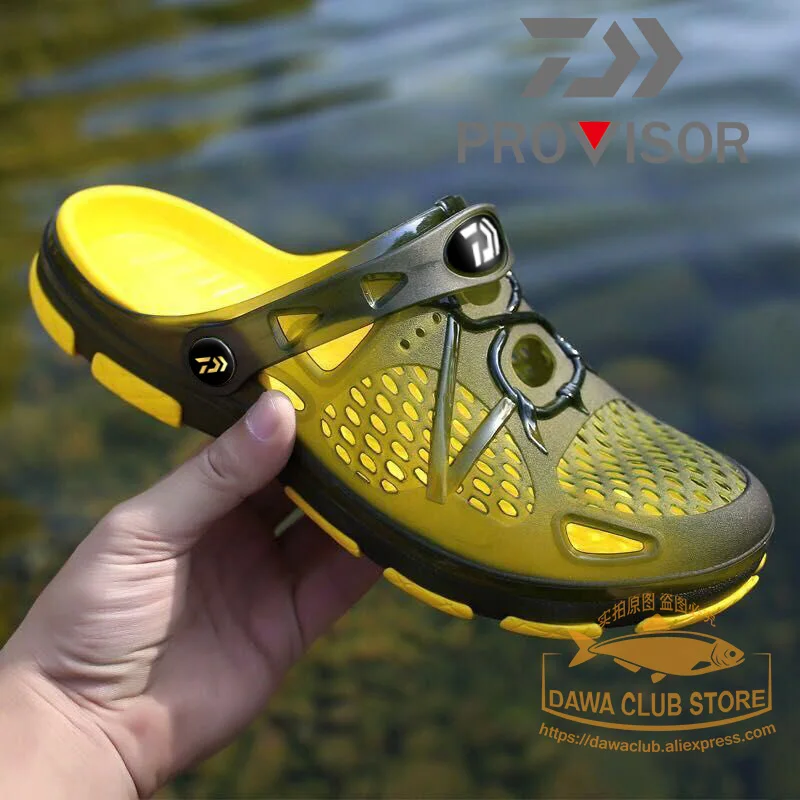2022 Dawa Fishing Sandals Summer Water Shoes Sandy Beach Shoes Outdoor Slippers Non-slip Fishing Slippers Daiwa Men Slippers
2022 Dawa Fishing Sandals Summer Water Shoes Sandy Beach Shoes Outdoor Slippers Non-slip Fishing Slippers Daiwa Men Slippers