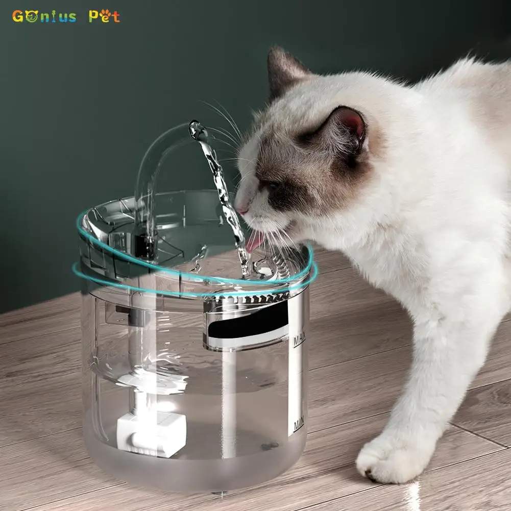 Cat Water Fountain Filter Automatic Sensor Drinker For Cat Feeder Pet Water Dispenser Auto Drinking Fountain Pet Water Dispenser
Cat Water Fountain Filter Automatic Sensor Drinker For Cat Feeder Pet Water Dispenser Auto Drinking Fountain Pet Water Dispenser