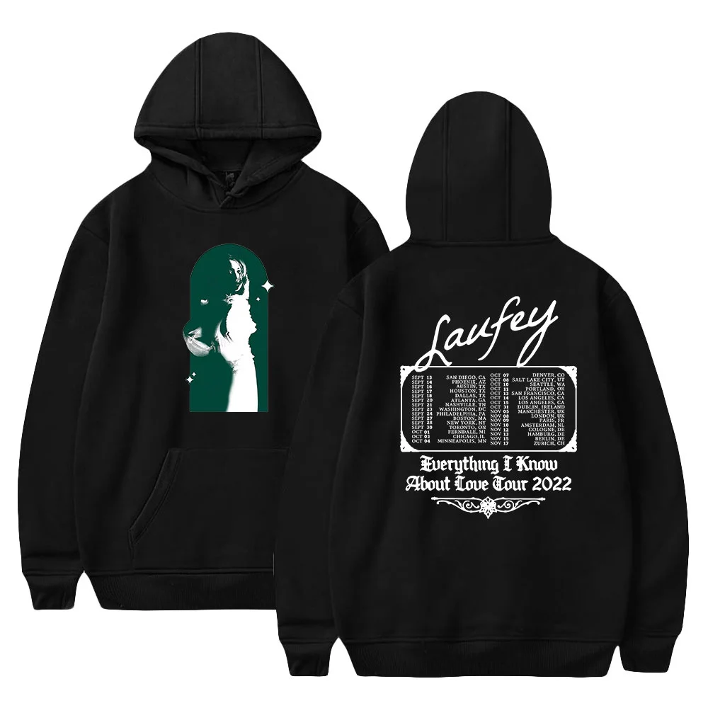 Свитшот Laufey Merch для мужчин и женщин, новый альбом, уличный стиль, модные толстовки с длинным рукавом певицы
Свитшот Laufey Merch для мужчин и женщин, новый альбом, уличный стиль, модные толстовки с длинным рукавом певицы