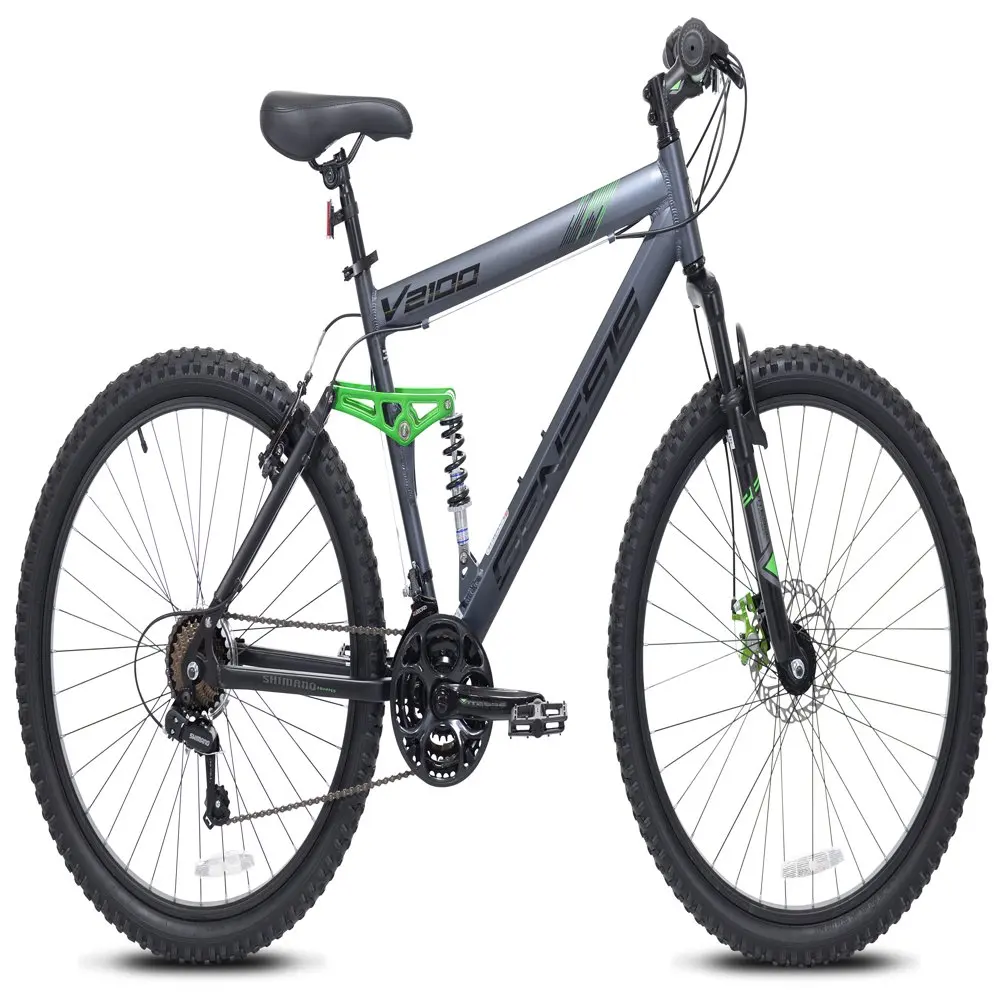 26" V2100 Men's Dual Suspension Mountain Bike, Slate Gray Bicycle Bike Travel Adult Teens Gift
26" V2100 Men's Dual Suspension Mountain Bike, Slate Gray Bicycle Bike Travel Adult Teens Gift