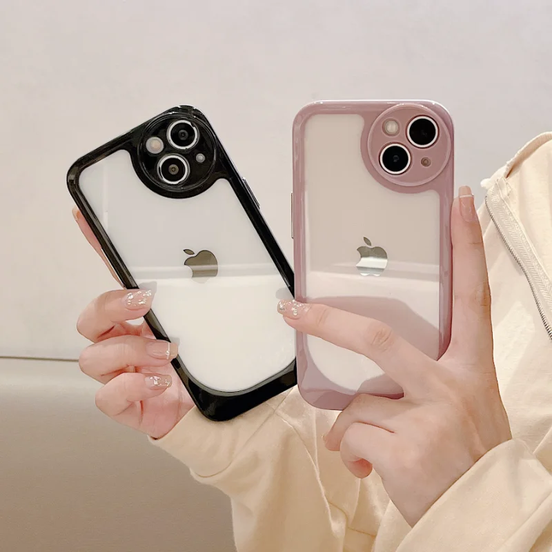 Transparent Simple Rear Cover Soild Color Khaki Blue Black Mirror Mobile Phone Case for iPhone 14 13 12 11 ProMax X XR XS Max
Transparent Simple Rear Cover Soild Color Khaki Blue Black Mirror Mobile Phone Case for iPhone 14 13 12 11 ProMax X XR XS Max