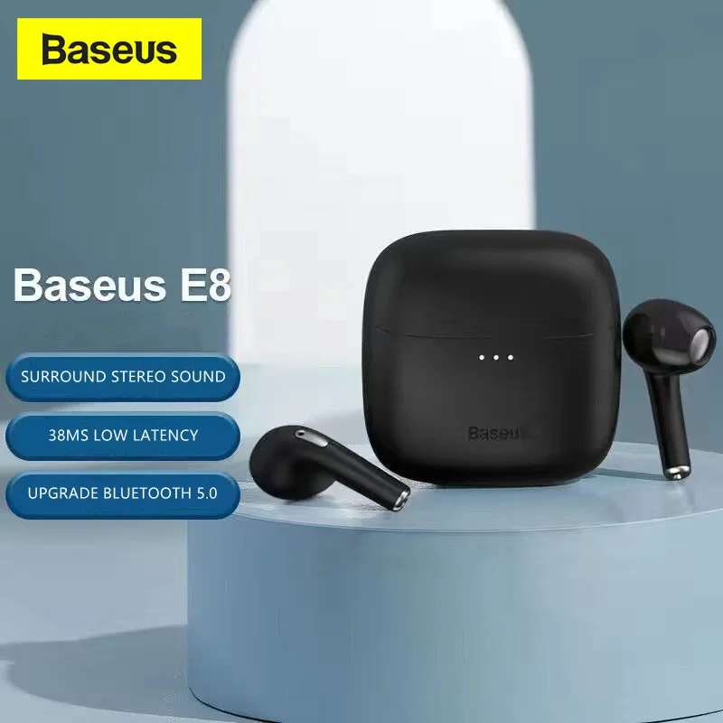 

Baseus настоящие беспроводные наушники Bluetooth Bowie E8 низкая задержка TWS наушники ENC двойные устройства наушники-вкладыши с поддержкой анти-потеря...