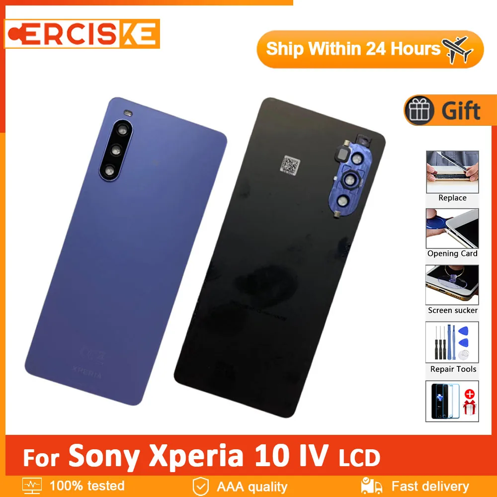 Оригинальная задняя крышка батарейного отсека для Sony Xperia 10 IV, задняя крышка телефона с крышкой корпуса объектива камеры для Sony X10 IV, замена
Оригинальная задняя крышка батарейного отсека для Sony Xperia 10 IV, задняя крышка телефона с крышкой корпуса объектива камеры для Sony X10 IV, замена