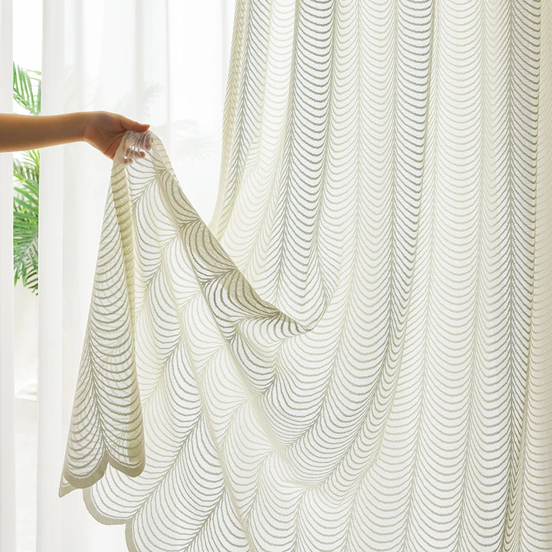 Nordic Light Luxury Gauze Curtain Wave White Ins Simple Modern Curtain for Bedroom Living Room Balcony
Nordic Light Luxury Gauze Curtain Wave White Ins Simple Modern Curtain for Bedroom Living Room Balcony