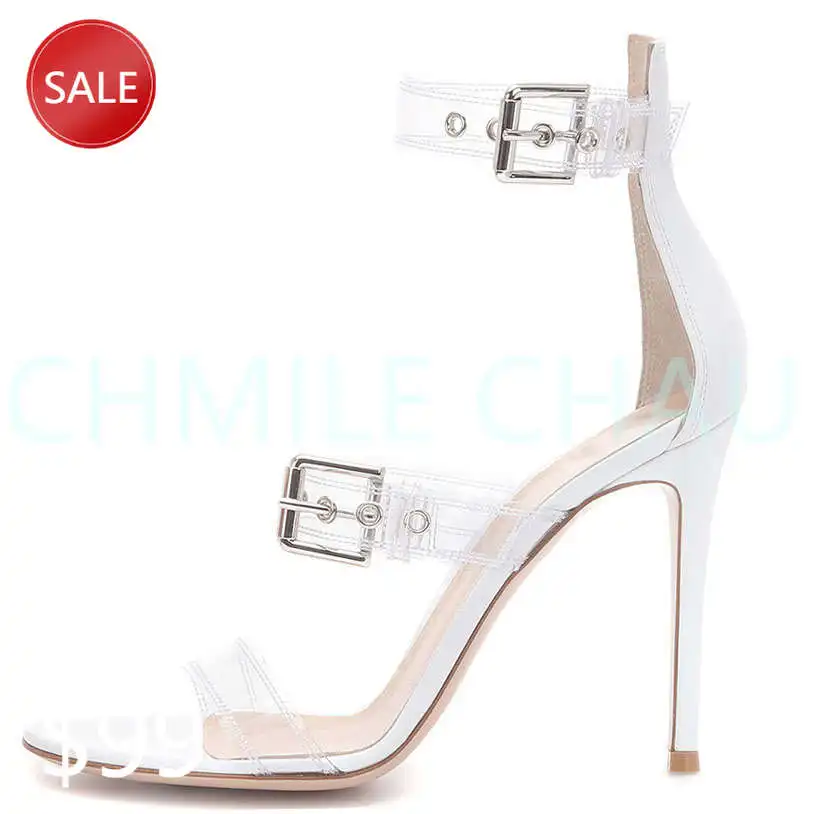 Gladiator Rome Elegant Luxury Designer Women Sandal Transparent Buckles Ankle Strap Stiletto High Heel Plus Size Shoe 200-CHC-31
Gladiator Rome Elegant Luxury Designer Women Sandal Transparent Buckles Ankle Strap Stiletto High Heel Plus Size Shoe 200-CHC-31