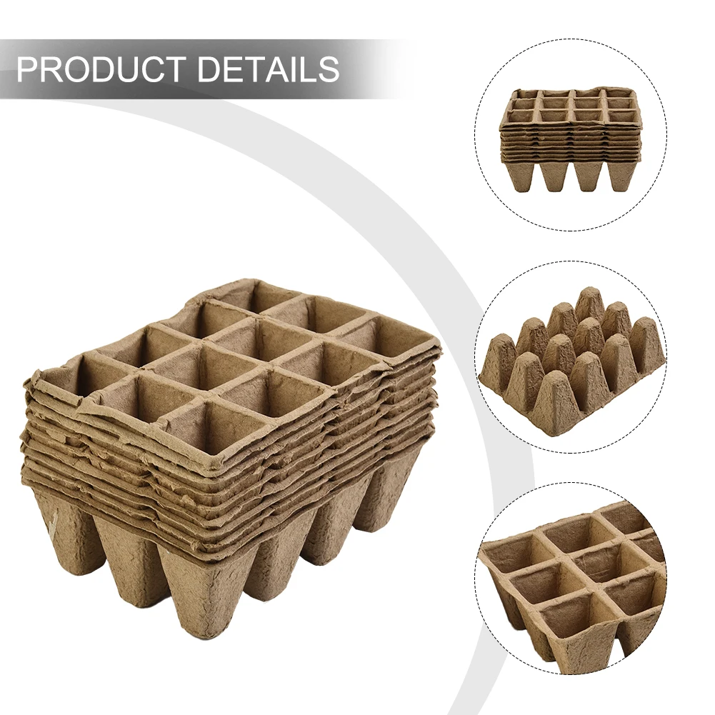 12 Hole Biodegradable Paper Pots Tray Starting Garden Nursery Eco-Seedling Starter Trays Plant Pots Planting Garden
12 Hole Biodegradable Paper Pots Tray Starting Garden Nursery Eco-Seedling Starter Trays Plant Pots Planting Garden