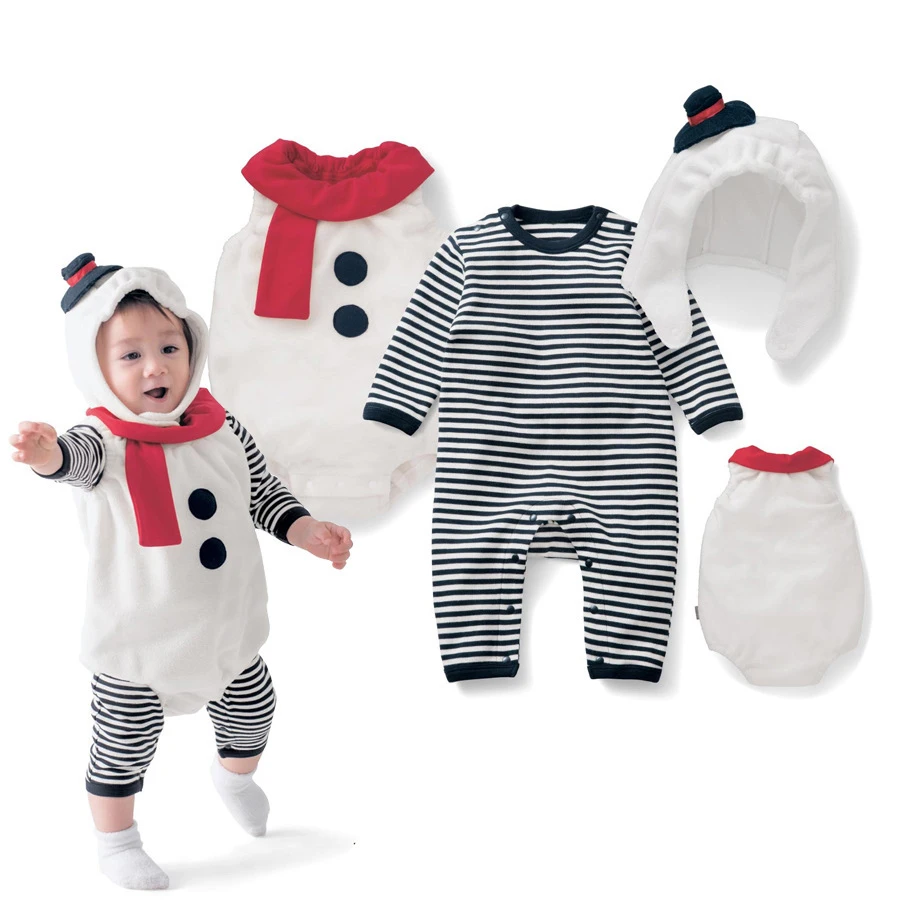 3PCS Christmas Romper Set Newborn Pajamas Kid Boys Girls Clothes Santa Claus Snowman Costume Jumpsuit Baby New Year Clothes
3PCS Christmas Romper Set Newborn Pajamas Kid Boys Girls Clothes Santa Claus Snowman Costume Jumpsuit Baby New Year Clothes
