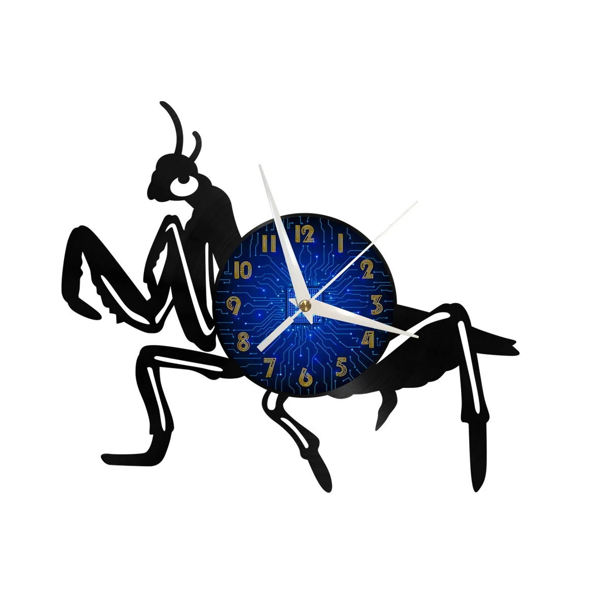 Mantis Insect Vinyl Wall Clock, Vinyl Record Clock Wall Art Silent & Non-ticking
Mantis Insect Vinyl Wall Clock, Vinyl Record Clock Wall Art Silent & Non-ticking