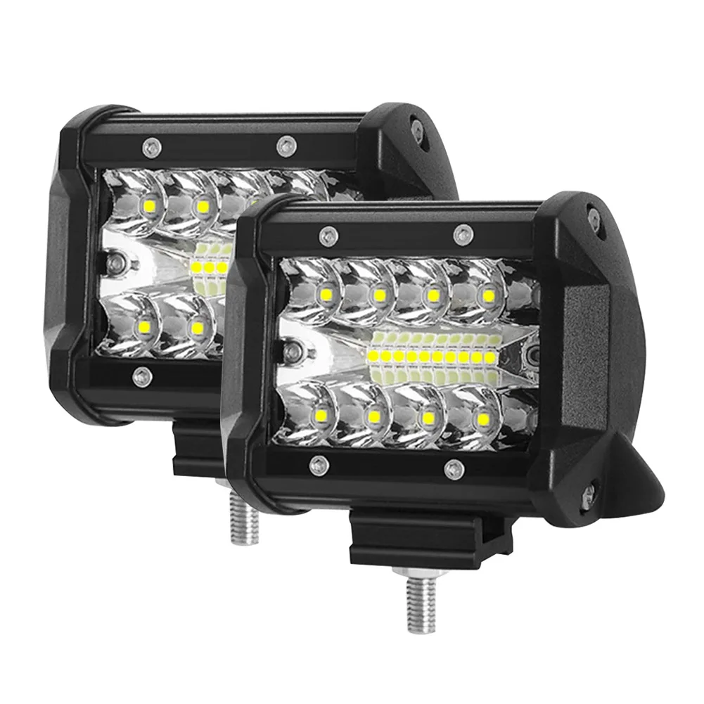 4-inch LED Light Bar Square Flood Light 60W Off Road Lights Fog Light Driving LED Work Light Waterproof for Boat Tractor Truck
4-inch LED Light Bar Square Flood Light 60W Off Road Lights Fog Light Driving LED Work Light Waterproof for Boat Tractor Truck