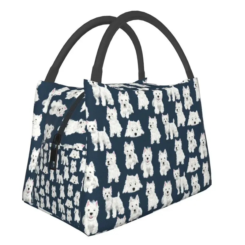 West Highland White Terrier Dog Thermal Insulated Lunch Bags Women Westie Puppy Resuable Lunch Tote Multifunction Meal Food Box
West Highland White Terrier Dog Thermal Insulated Lunch Bags Women Westie Puppy Resuable Lunch Tote Multifunction Meal Food Box