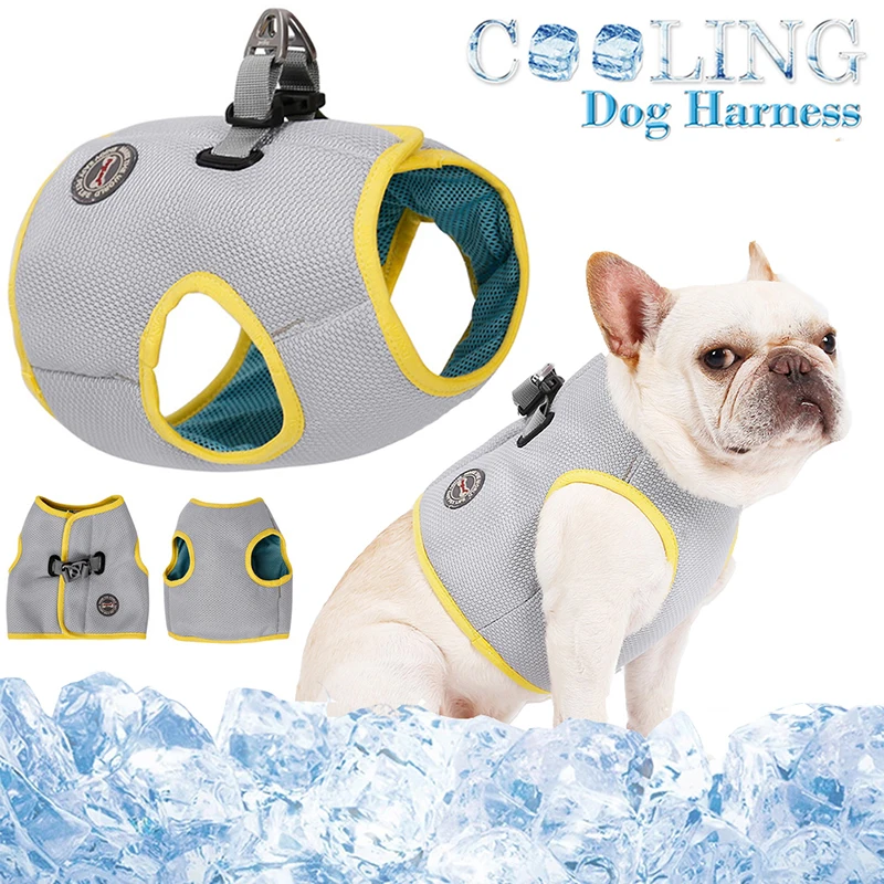 Dog Cooling Vest Puppy Shirt Summer Cooling Harness for Dogs Adjustable Pet Mesh Reflective Vest Harnesses Quick Release
Dog Cooling Vest Puppy Shirt Summer Cooling Harness for Dogs Adjustable Pet Mesh Reflective Vest Harnesses Quick Release