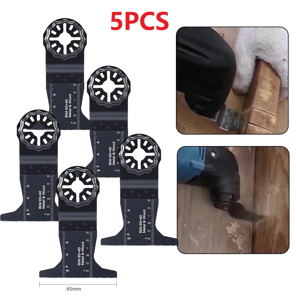 5PCS 65mm Universal Oscillating Multi Tool Saw Blade For Metal Wood Cutting For Most Brands Of Oscillating Power Tools Cutting
5PCS 65mm Universal Oscillating Multi Tool Saw Blade For Metal Wood Cutting For Most Brands Of Oscillating Power Tools Cutting