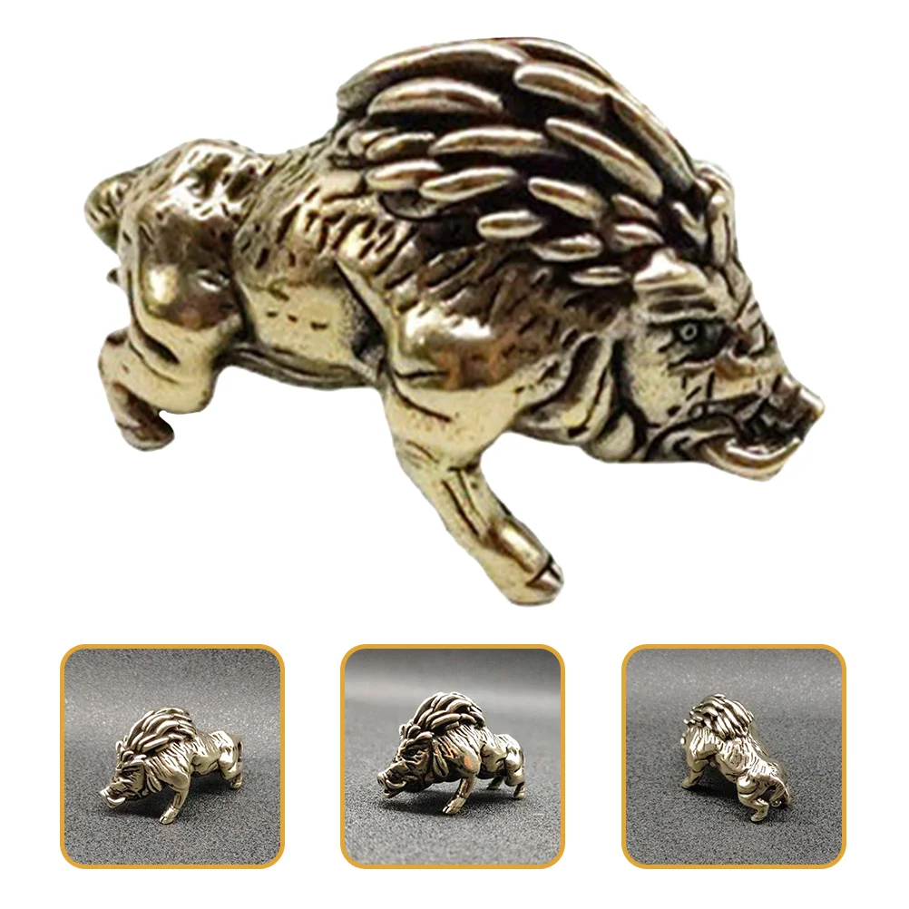 Tabletop Adornment Mini Ornament Brass Mini Statue Vintage Ornaments Brass Boar Brass Ornament Miniature Brass Piggy
Tabletop Adornment Mini Ornament Brass Mini Statue Vintage Ornaments Brass Boar Brass Ornament Miniature Brass Piggy