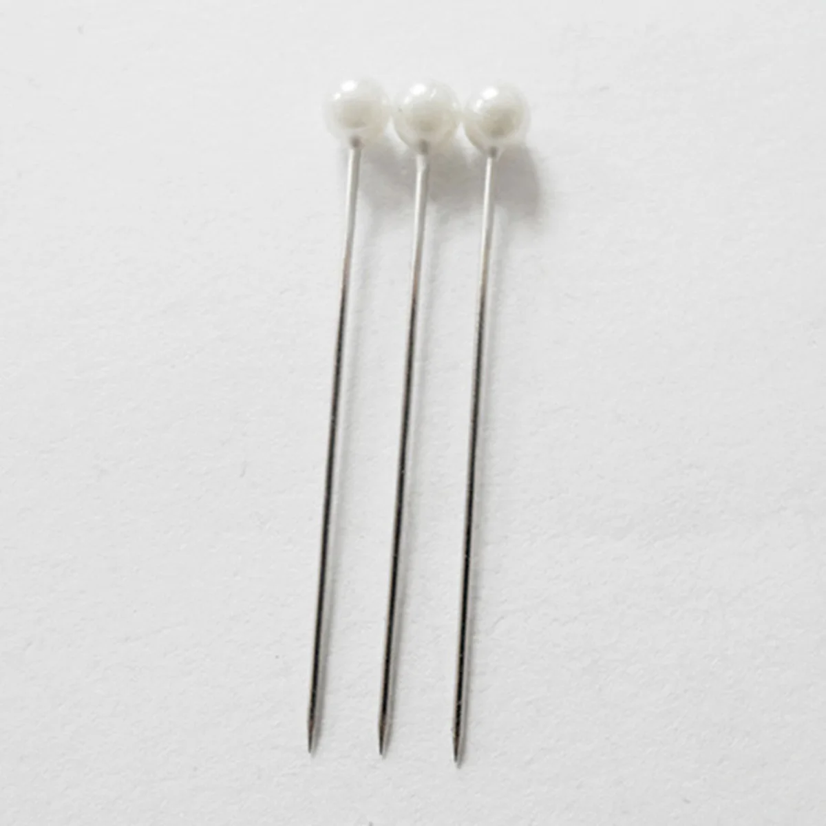 

Head Pearl Sewing Pin Straight Quilting Pearlized Teardrop Bouquet Inch Wedding 1.5 Map Decorative Push Corsage Fixed Marking