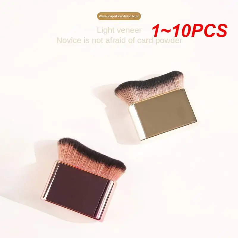 1~10PCS Angled Foundation Makeup brushes Liquid Bronzer Make up brushes Wavy Powder essential cosmetic tools Portable
1~10PCS Angled Foundation Makeup brushes Liquid Bronzer Make up brushes Wavy Powder essential cosmetic tools Portable
