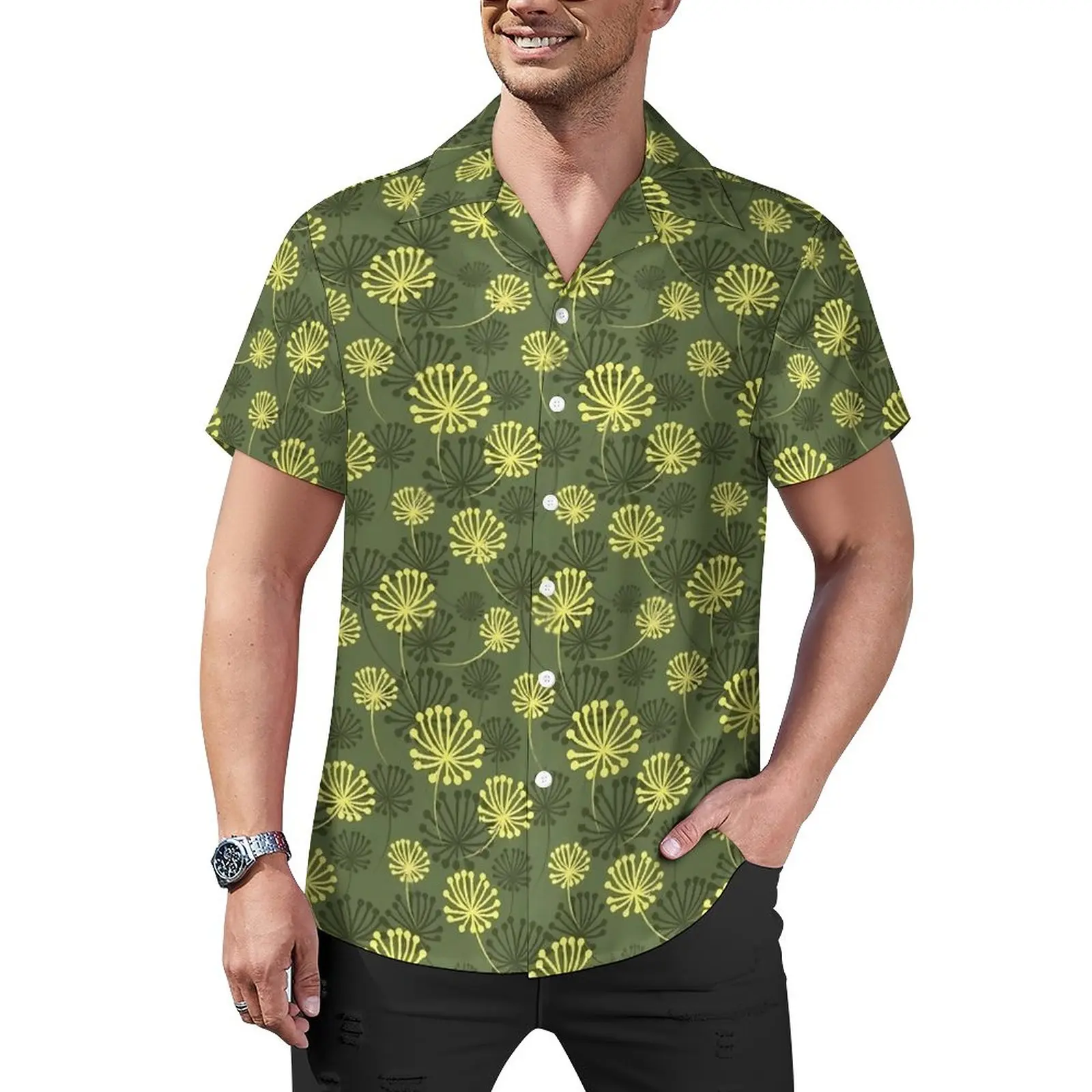 Dandelion Print Loose Shirt Man Vacation Cute Plants Casual Shirts Hawaiian Custom Short Sleeves Y2K Oversize Blouses
Dandelion Print Loose Shirt Man Vacation Cute Plants Casual Shirts Hawaiian Custom Short Sleeves Y2K Oversize Blouses