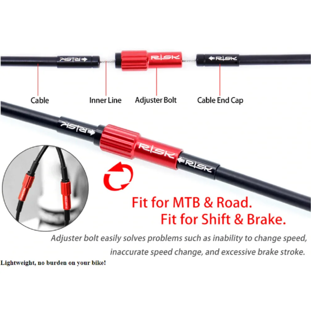 4mm Mountain Road Bike Bicycle Inline Cable Adjuster Adapter Adjustment Screw Bolt Cable Gear Shift Connector
4mm Mountain Road Bike Bicycle Inline Cable Adjuster Adapter Adjustment Screw Bolt Cable Gear Shift Connector