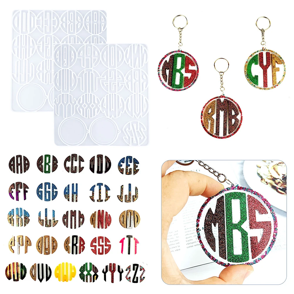 2Pcs DIY Keychain Resin Molds Alphabet Letter Keychain Epoxy Resin Mold Gifts Alphabet Resin Casting Keychain Jewelry Making Kit
2Pcs DIY Keychain Resin Molds Alphabet Letter Keychain Epoxy Resin Mold Gifts Alphabet Resin Casting Keychain Jewelry Making Kit