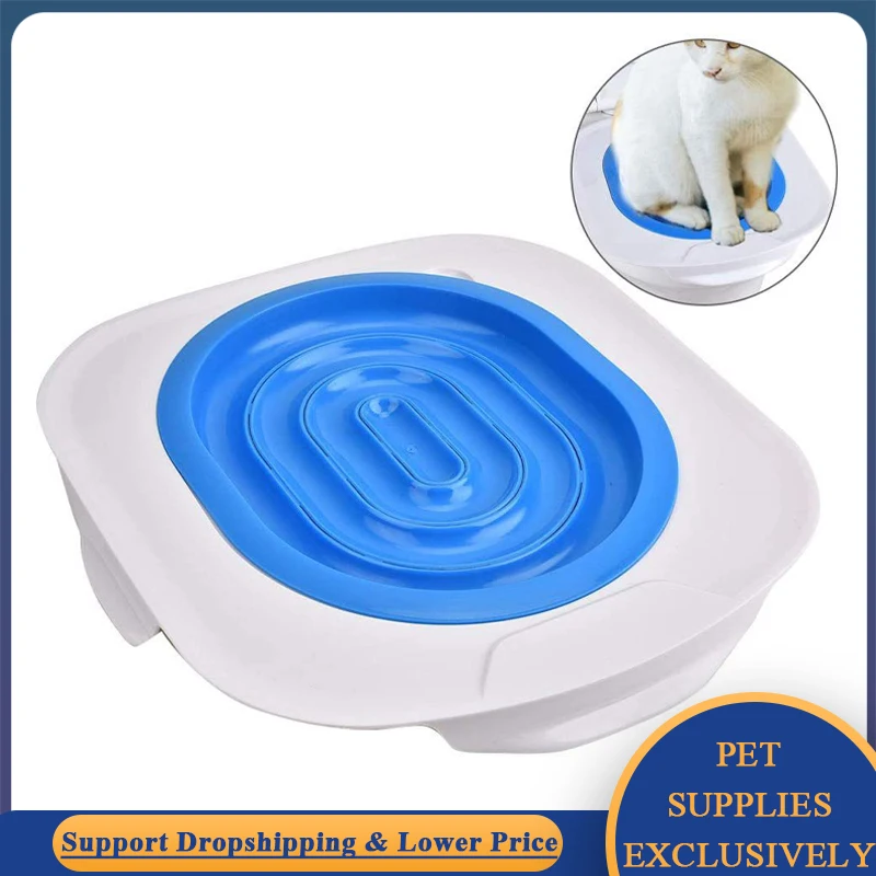 Cat Toilet Training Kit for Kitty Potty Habit Forming Puppy Kitten Toilet Trainer Litter Box Closestool Seat Cover Buckle Plate
Cat Toilet Training Kit for Kitty Potty Habit Forming Puppy Kitten Toilet Trainer Litter Box Closestool Seat Cover Buckle Plate