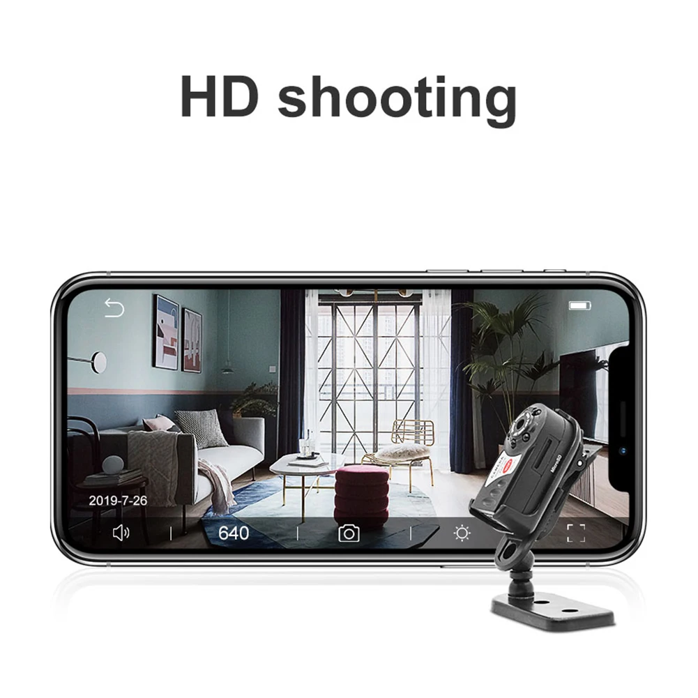 1080P WiFi Mini Camer DV DVR Recorder Camera Night Vision Motion Detection Wireless IP Cam Video Camcorder Security Protection
1080P WiFi Mini Camer DV DVR Recorder Camera Night Vision Motion Detection Wireless IP Cam Video Camcorder Security Protection