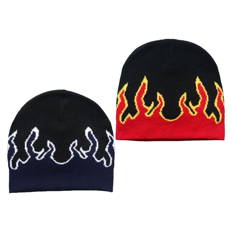 Шапка-бини с рисунком пламени Y2K, Вязаная Шапка-бини, Шапка-бини, Шапка-бини с напуском, Шапка-бини с рисунком пламени и черепа DXAA 
Шапка-бини с рисунком пламени Y2K, Вязаная Шапка-бини, Шапка-бини, Шапка-бини с напуском, Шапка-бини с рисунком пламени и черепа DXAA
