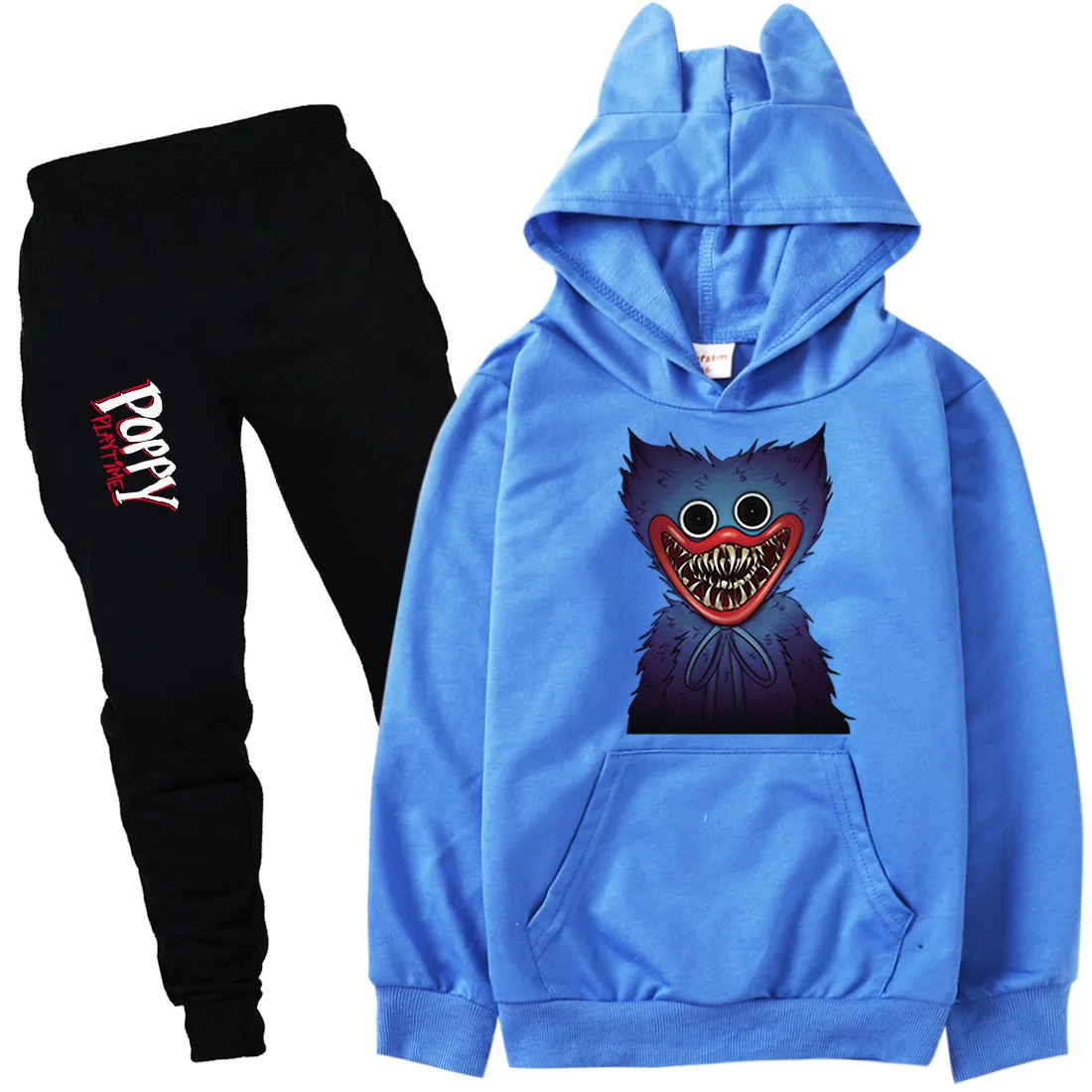 Kids Poppy Playtime Clothes Girl Cute Cats Ears Hoodies Jogging Pants 2ps Sets Toddler Girls Boutique Outfits Boys Clothing Set
Kids Poppy Playtime Clothes Girl Cute Cats Ears Hoodies Jogging Pants 2ps Sets Toddler Girls Boutique Outfits Boys Clothing Set