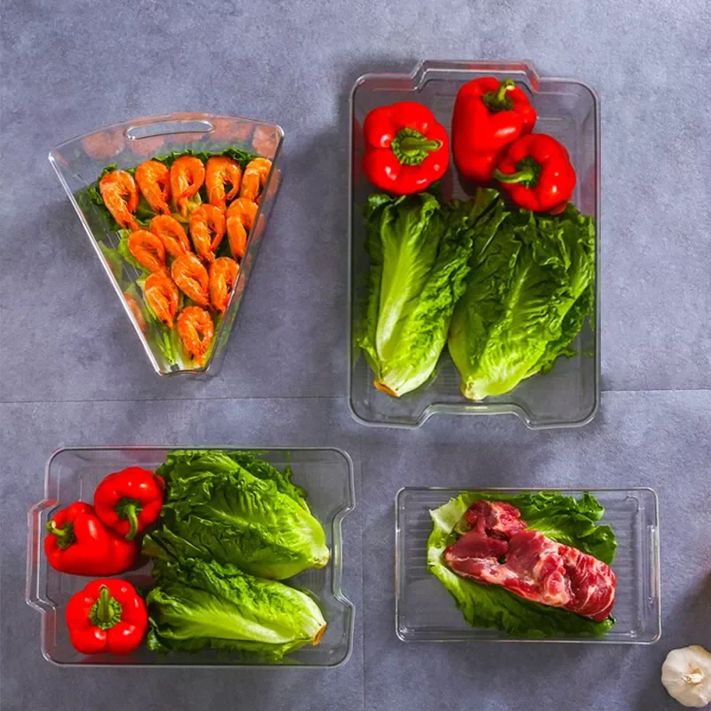 Refrigerator Organizer Bins Clear Fruit Food Jars Storage Box with Handle for Freezer Cabinet Kitchen Accessories Organization
Refrigerator Organizer Bins Clear Fruit Food Jars Storage Box with Handle for Freezer Cabinet Kitchen Accessories Organization