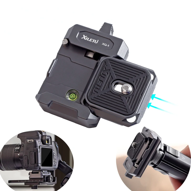 Universal 1/4 3/8 DSLR SLR Camera Gimbal Clip ARCA SWISS Quick Release Plate Clamp Tripod Slider Mount Adapter With Secure Lock
Universal 1/4 3/8 DSLR SLR Camera Gimbal Clip ARCA SWISS Quick Release Plate Clamp Tripod Slider Mount Adapter With Secure Lock
