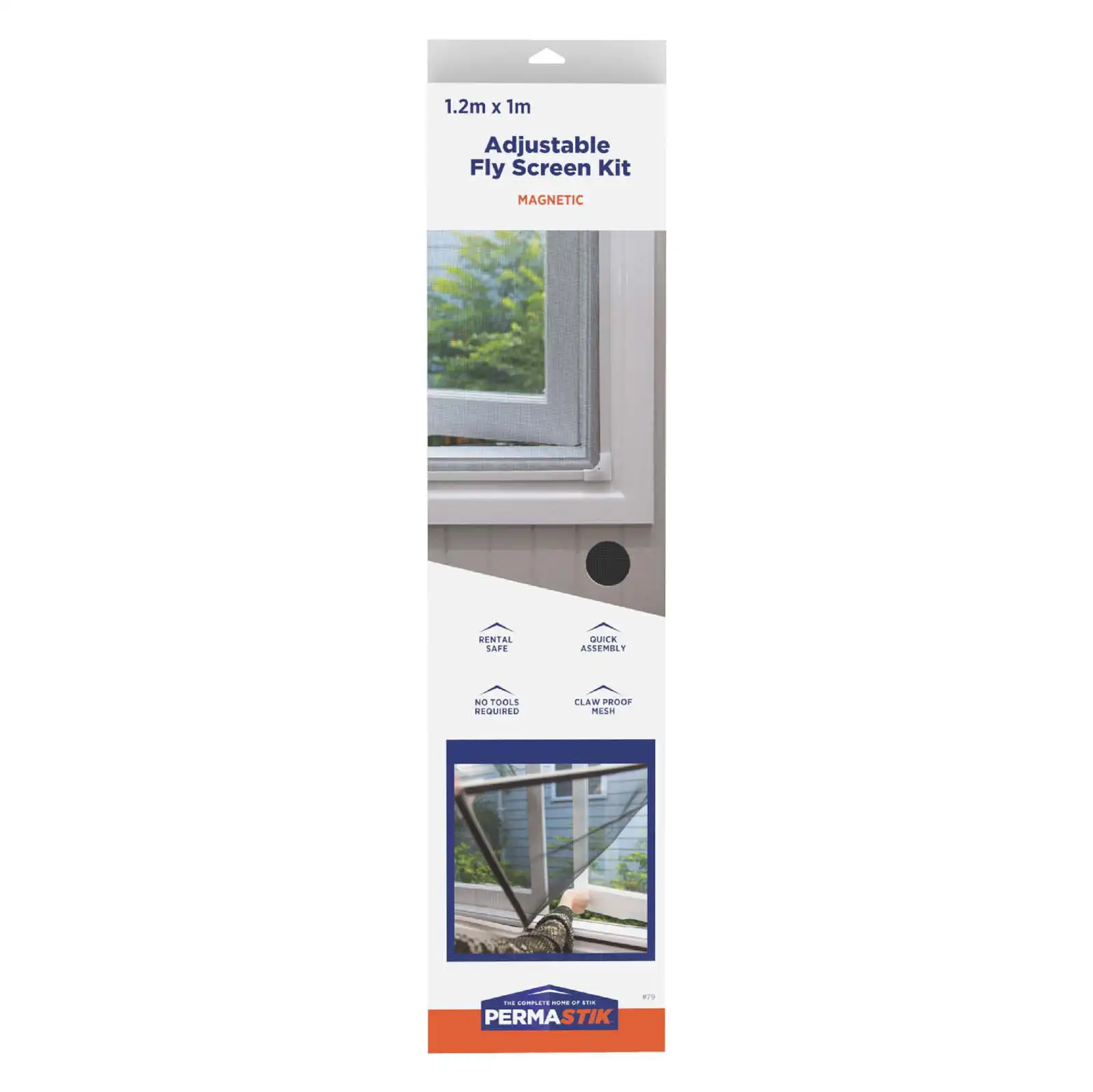 Insect Screen, Fits areas up to 47.2 in x 39.3 in, Or cut down to suit smaller size, Adhesive Mounting, Easily Removable, Durabl
Insect Screen, Fits areas up to 47.2 in x 39.3 in, Or cut down to suit smaller size, Adhesive Mounting, Easily Removable, Durabl