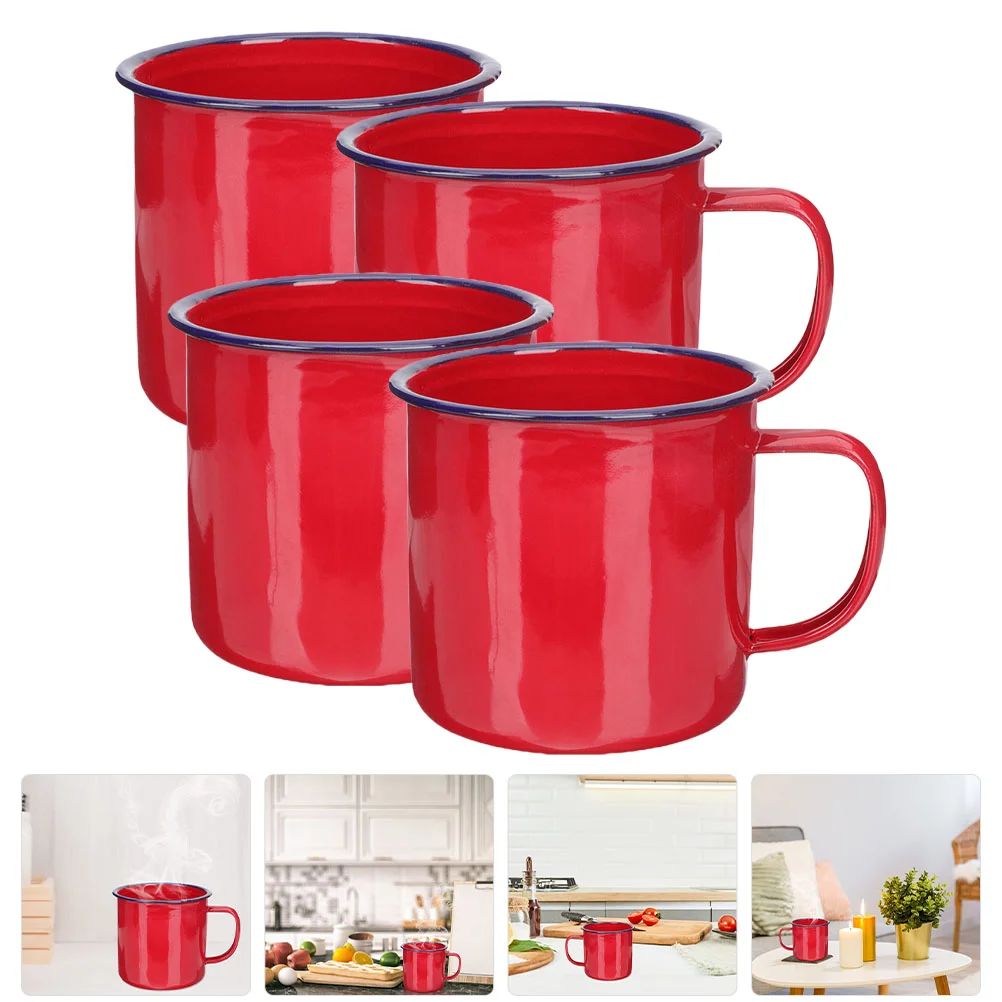 Cup Mug Enamel Mugs Coffee Water Tea Drinking Camping Metal Vintage Latte Cups Enamelware Cappuccino Tumbler Home Couple Tin Red
Cup Mug Enamel Mugs Coffee Water Tea Drinking Camping Metal Vintage Latte Cups Enamelware Cappuccino Tumbler Home Couple Tin Red