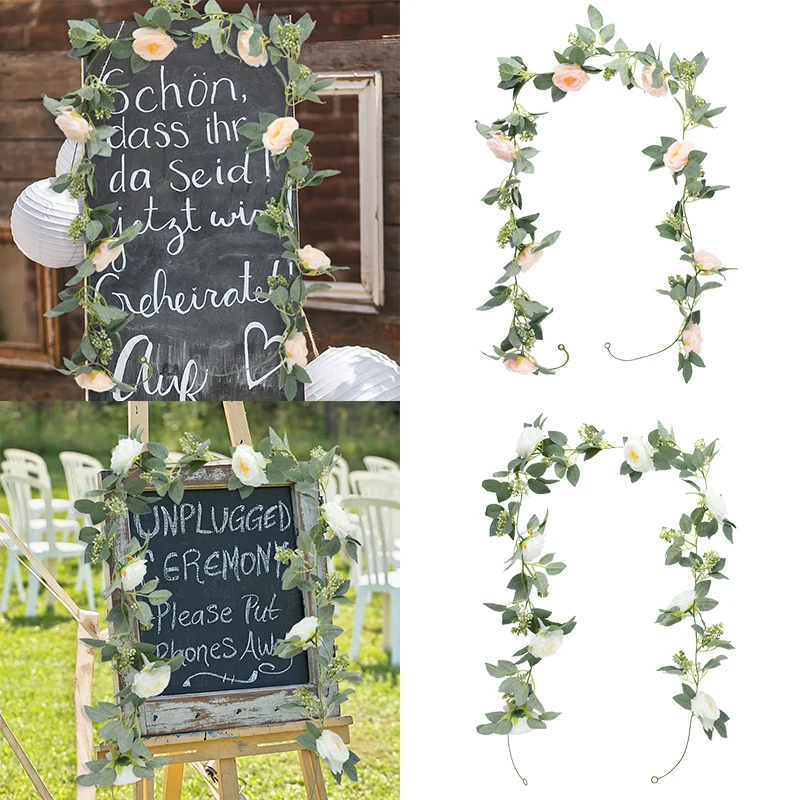 2m Artificial Camellia Rose Vine Silk Flower Garland For Wedding Arch Decoration DIY Home Garden Wall Hanging Rattan Fake Plant
2m Artificial Camellia Rose Vine Silk Flower Garland For Wedding Arch Decoration DIY Home Garden Wall Hanging Rattan Fake Plant