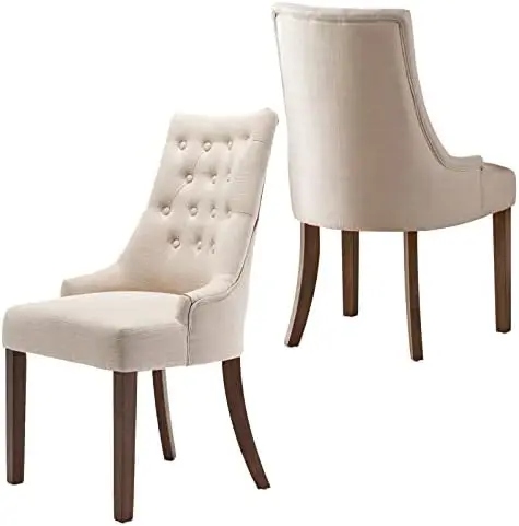 Upholstered Dining Chairs Set of 4, Fabric Side Dining Room Chairs with Tufted Button, Living Room Chairs for Home Kitchen Restu
Upholstered Dining Chairs Set of 4, Fabric Side Dining Room Chairs with Tufted Button, Living Room Chairs for Home Kitchen Restu