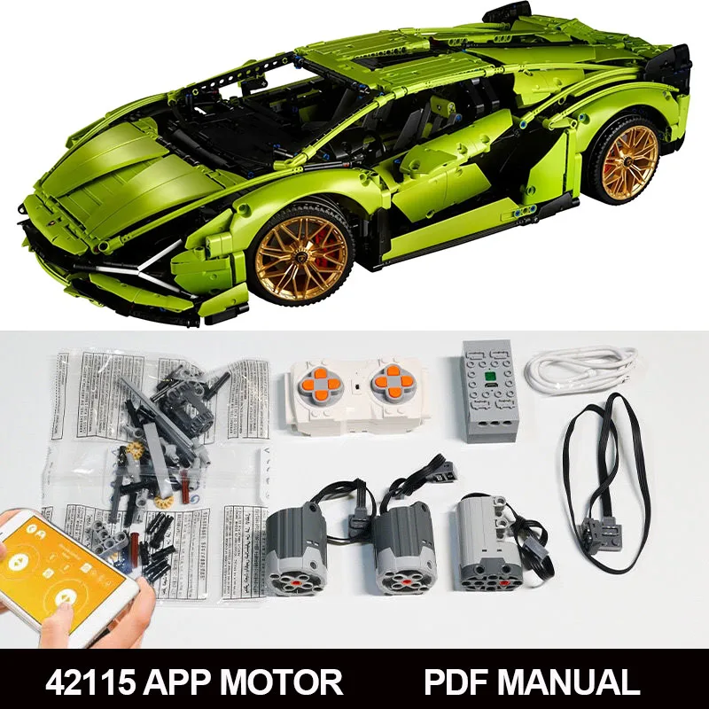 suit Modification RC Motor Power Function Set for 42083 42096 42110 42111 42115 42143 MOC Building Blocks Toys
suit Modification RC Motor Power Function Set for 42083 42096 42110 42111 42115 42143 MOC Building Blocks Toys