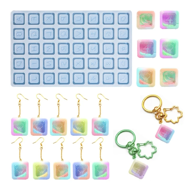 Resin Silicone Molds Casting Molds Epoxy Resin Shaker Mold for DIY Earrings Keychain Jewelry Making T8DE
Resin Silicone Molds Casting Molds Epoxy Resin Shaker Mold for DIY Earrings Keychain Jewelry Making T8DE