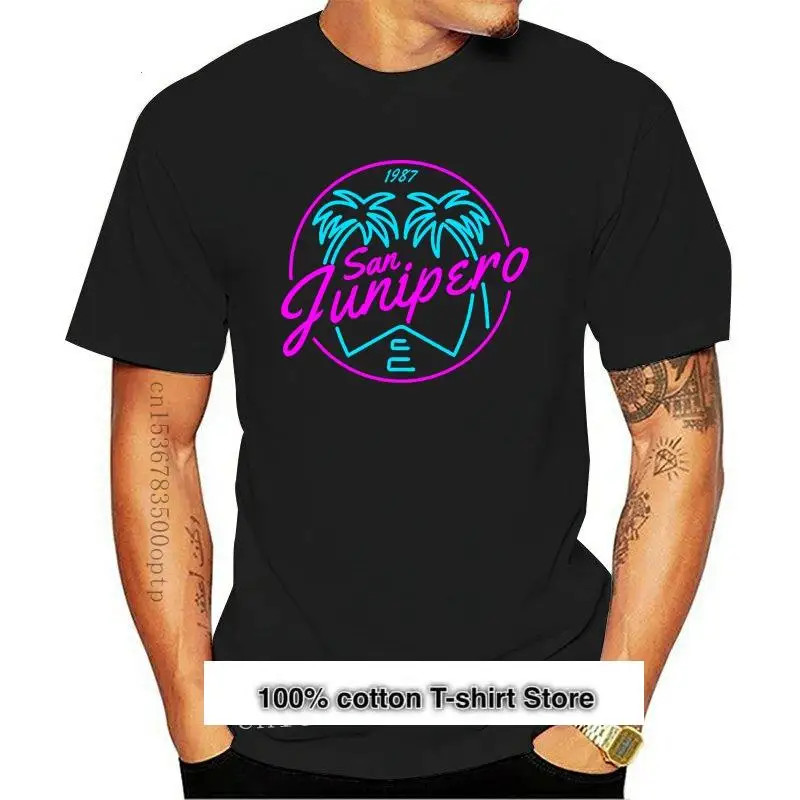 New Black San Junipero NEON t shirt Character tee shirt O-Neck solid color Famous Funny Spring Unique shirt
New Black San Junipero NEON t shirt Character tee shirt O-Neck solid color Famous Funny Spring Unique shirt